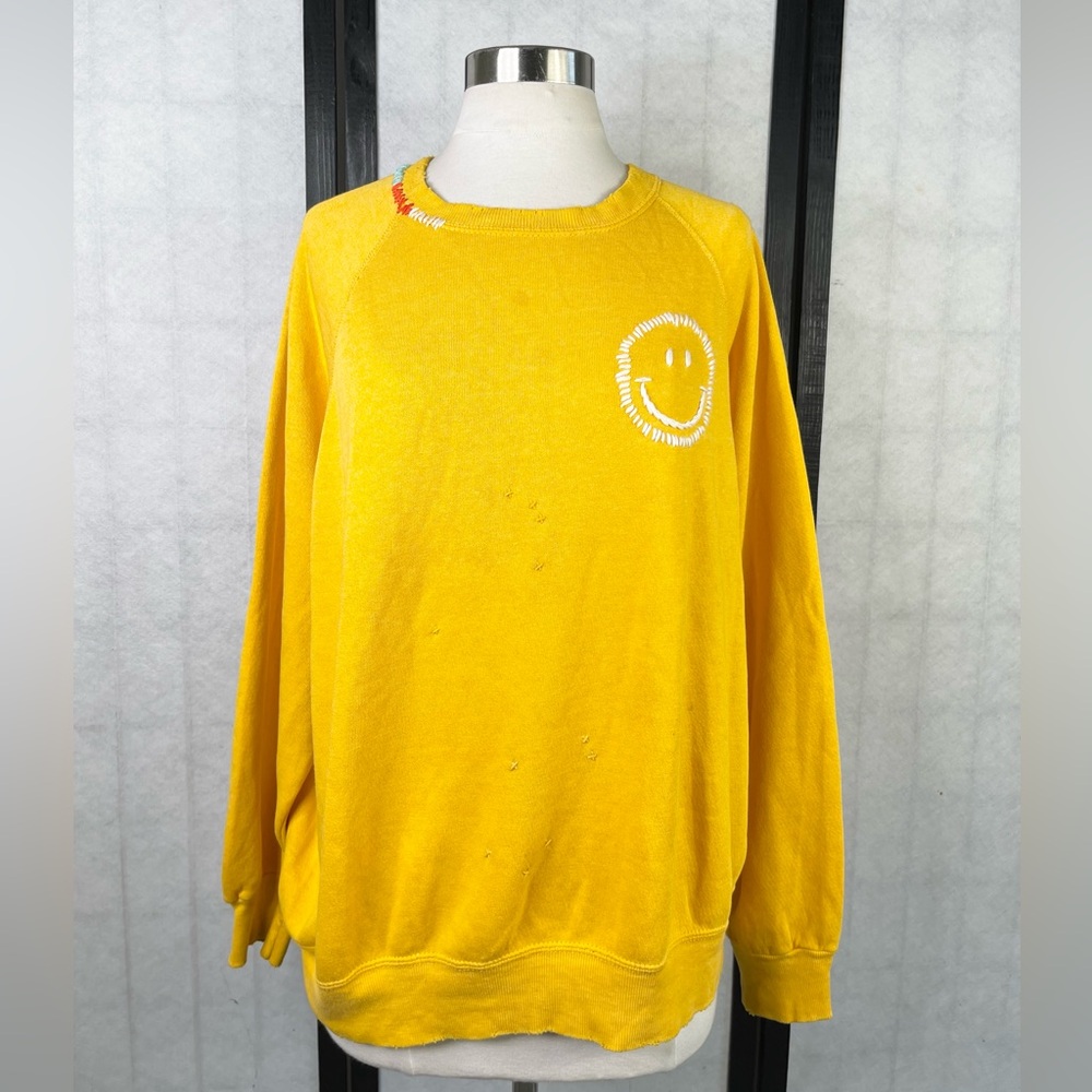Yellow Smiley Face Sweatshirt